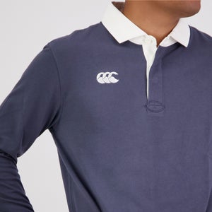 MENS SOLID DYE RUGBY BLUE