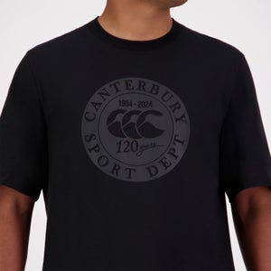 MENS SPORT DEPT. LOGO T-SHIRT BLACK