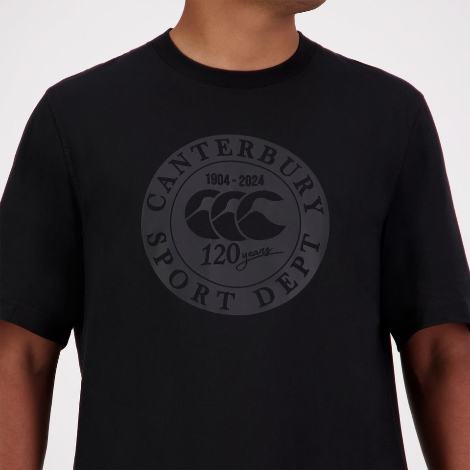 MENS SPORT DEPT. LOGO T-SHIRT BLACK