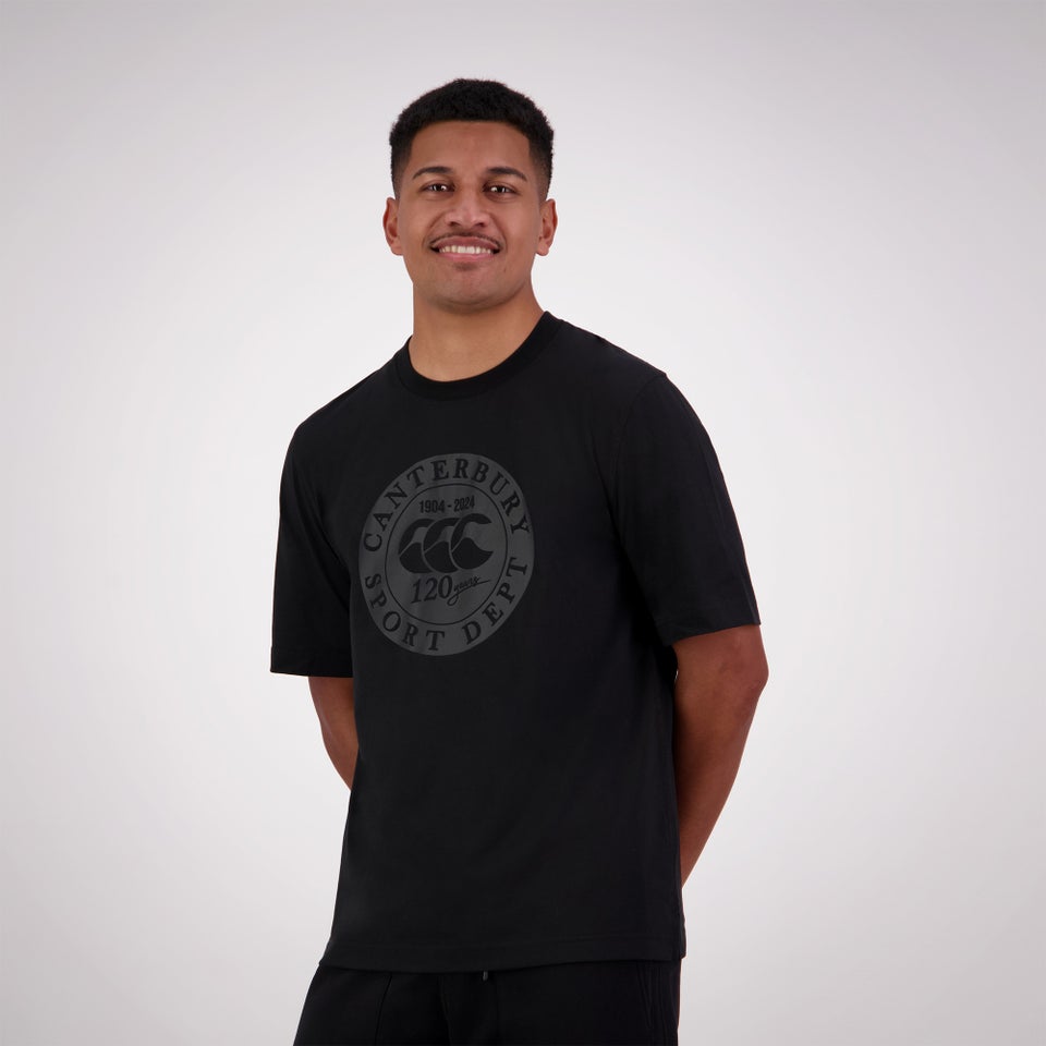 Canterbury of New Zealand M SPORT DEPT. LOGO SS T-SHIRT JET BLK