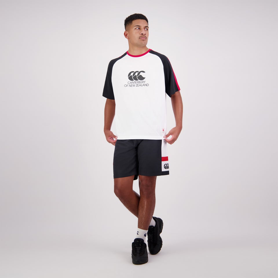 Canterbury of New Zealand M LEGENDS PANEL SHORT FLAG RED