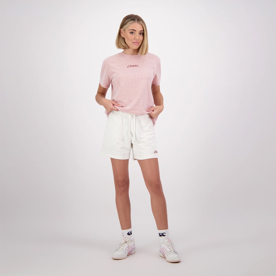 WOMENS SCENE-SET SHORT EGRET MARLE