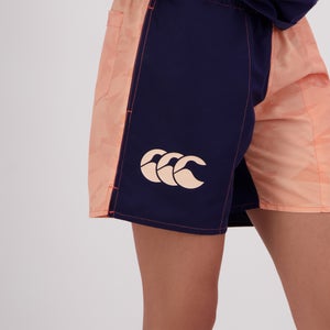 WOMENS FUNDAMENTALS CAMO HARLETIC SHORT PEACH