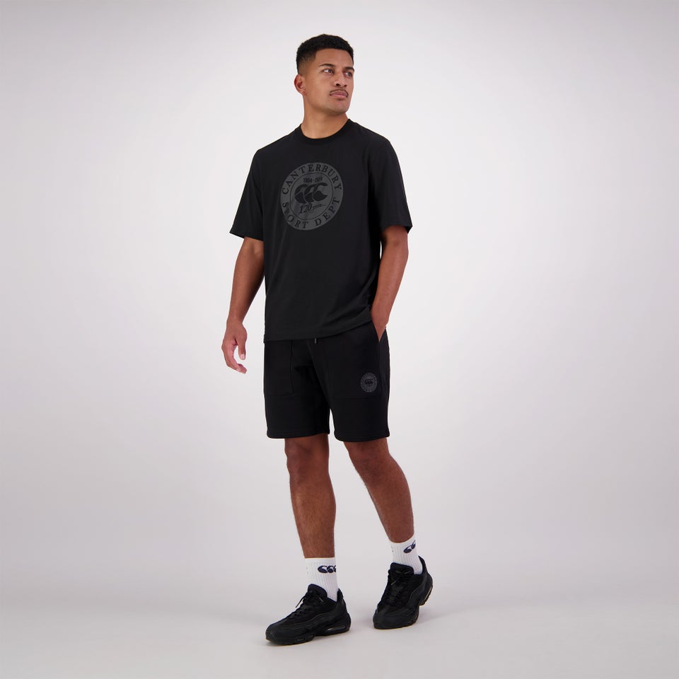 Canterbury of New Zealand M SPORT DEPT. 9 KNIT SHORT JET BLK