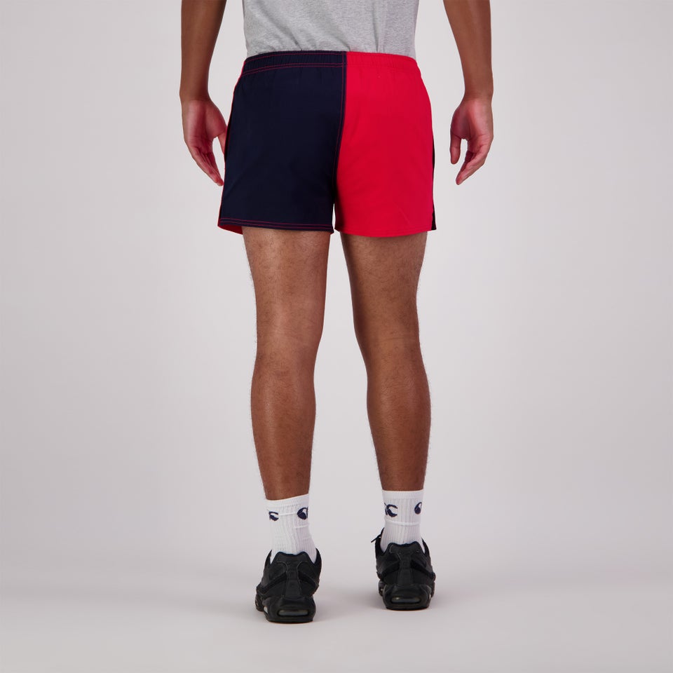 MENS HARLEQUIN SHORT RED