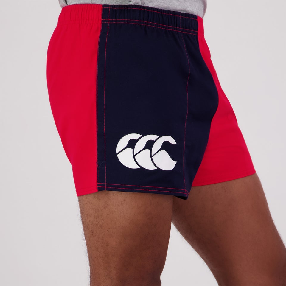 MENS HARLEQUIN SHORT RED