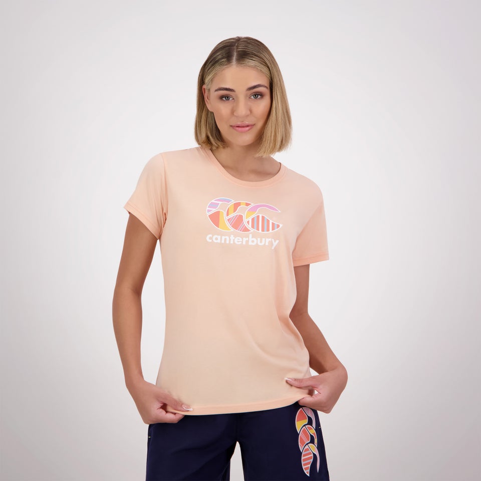 WOMENS UGLIES T-SHIRT PEACH