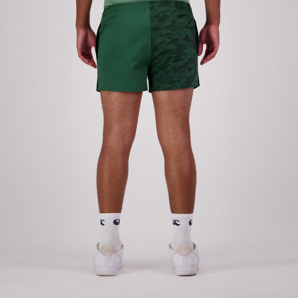 MENS FUNDAMENTALS CAMO HARLEQUIN SHORT GREEN