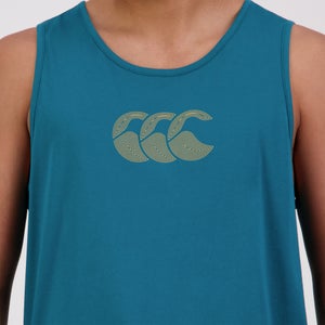 Canterbury of New Zealand M RADIAL CCC SINGLET SHADED SPRUCE