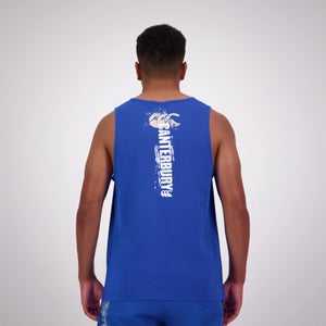 MENS FUNDAMENTALS SINGLET BLUE