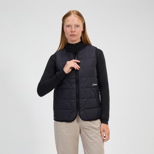 Women's Netherdene Quilted Vest - Black