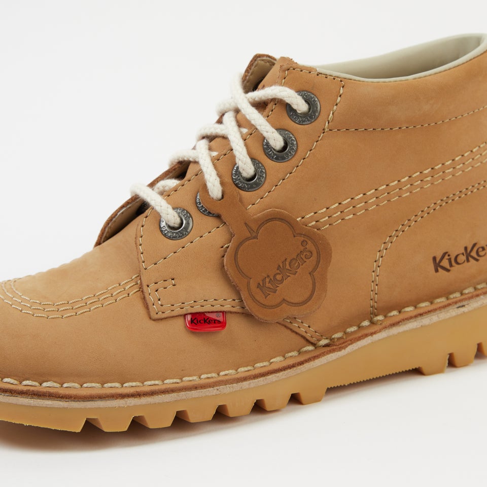 Unisex Leather Fleurette Tan