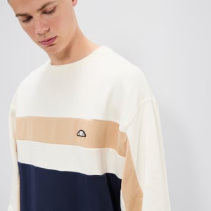 Sweatshirt Andora für Herren Cremeweiß/Marineblau