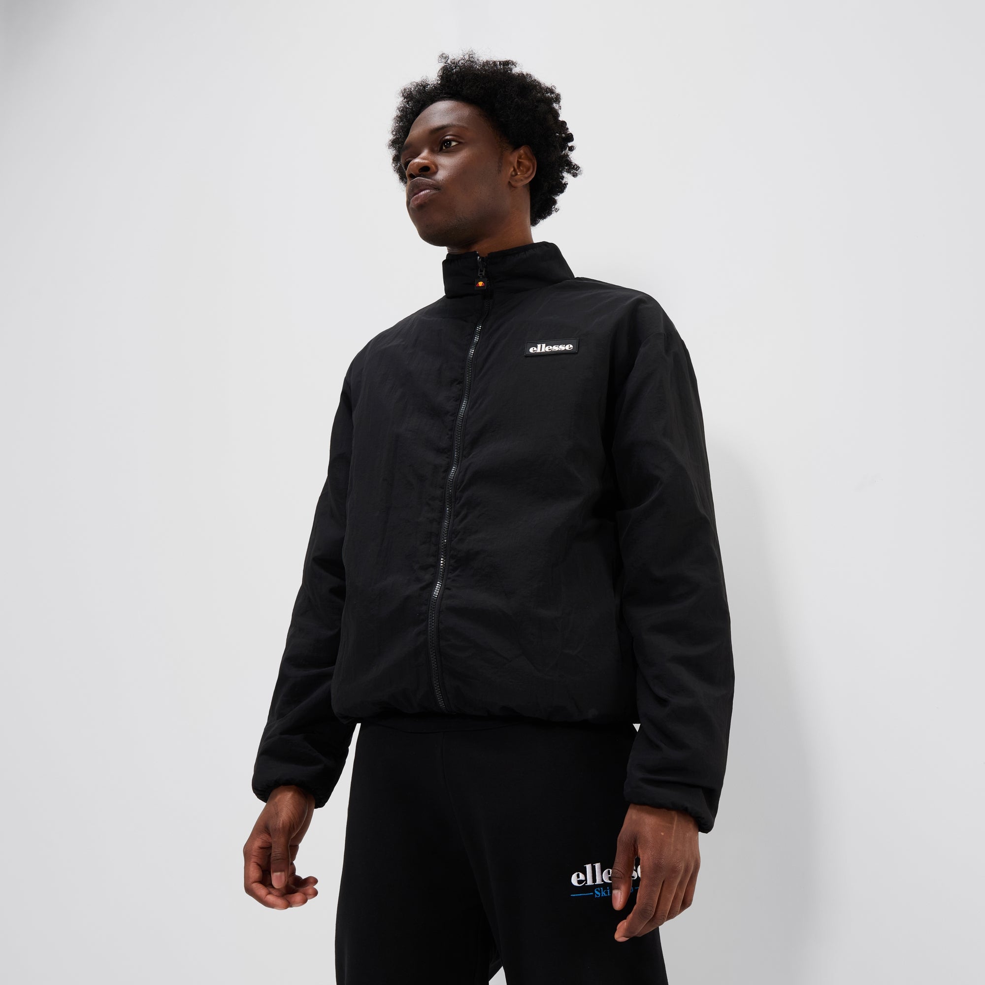 Men's Pallatini FZ Jacket Black/White | ellesse UK