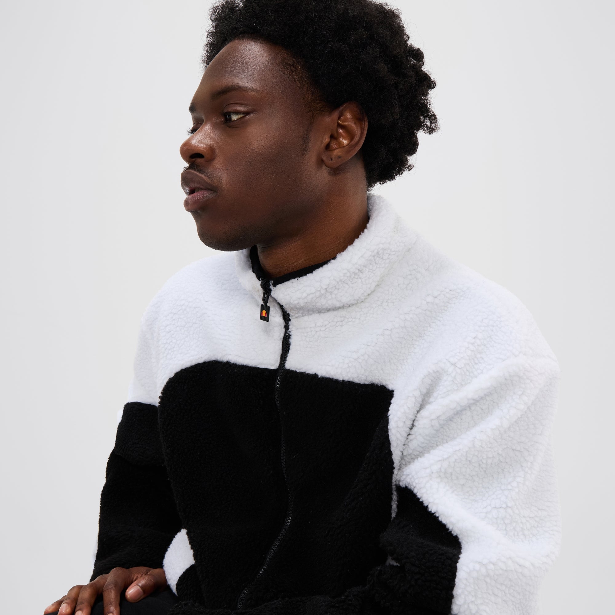 Men's Pallatini FZ Jacket Black/White | ellesse UK