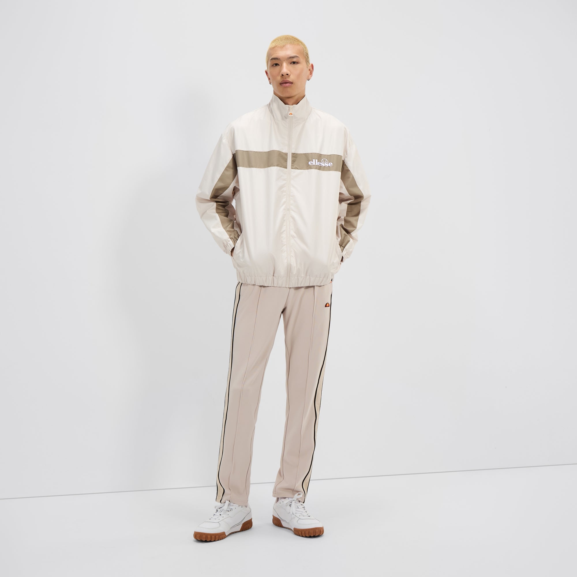 Men's De Rossi Jacket Beige | ellesse UK