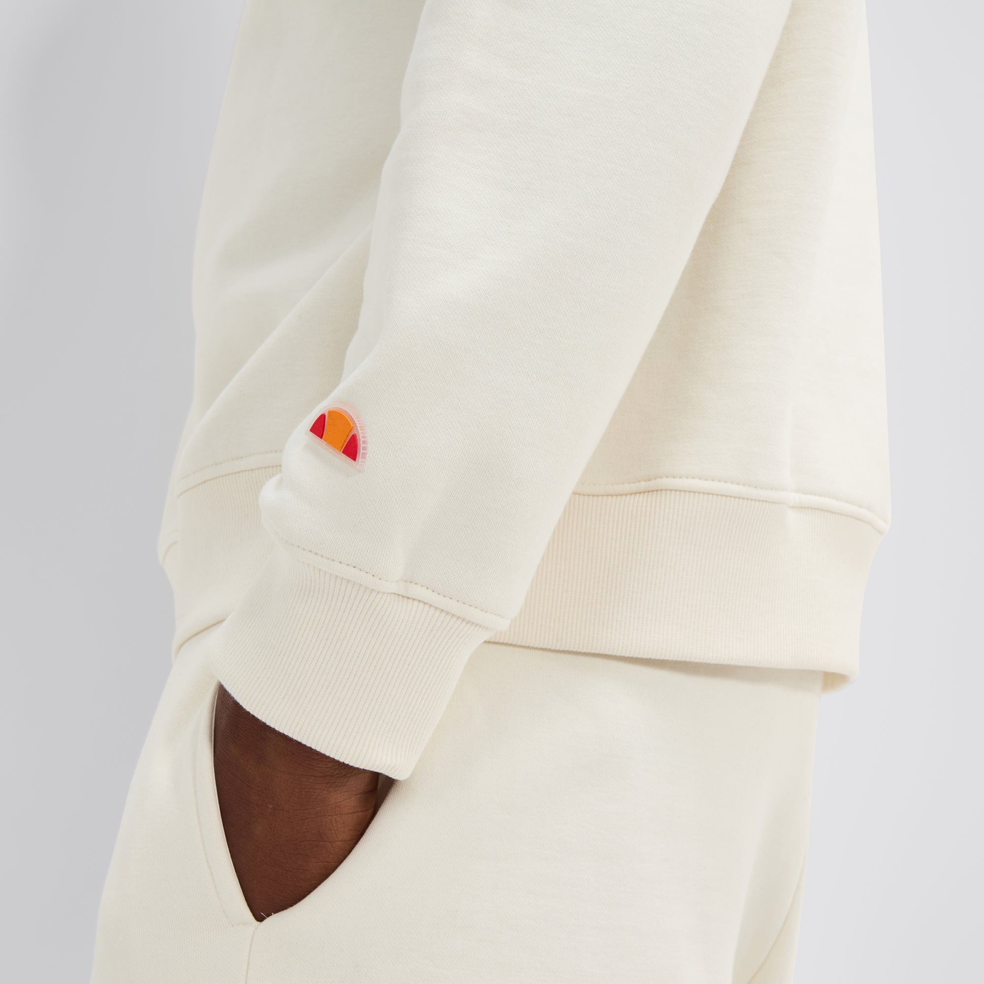Men's Baleor 1/4 Zip Top Off White | ellesse UK