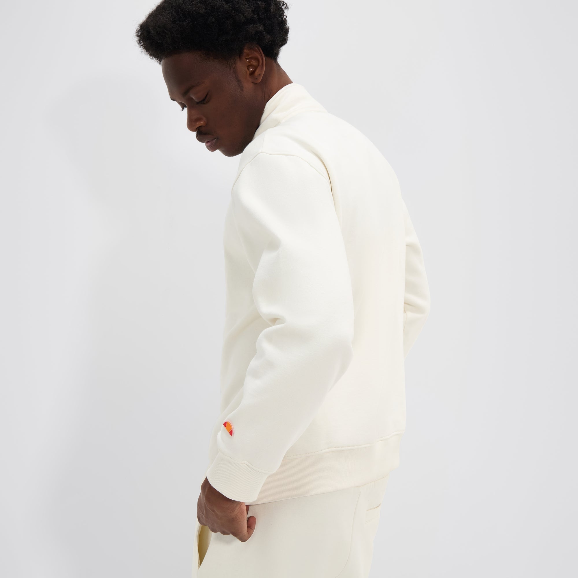 Men's Baleor 1/4 Zip Top Off White | ellesse UK Men's Baleor 1/4 Zip Top Off White | ellesse UK