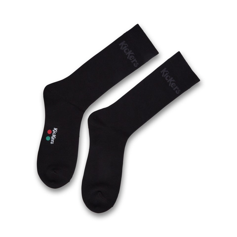 Adult Unisex Everyday Crew 3-Pack Socks Black