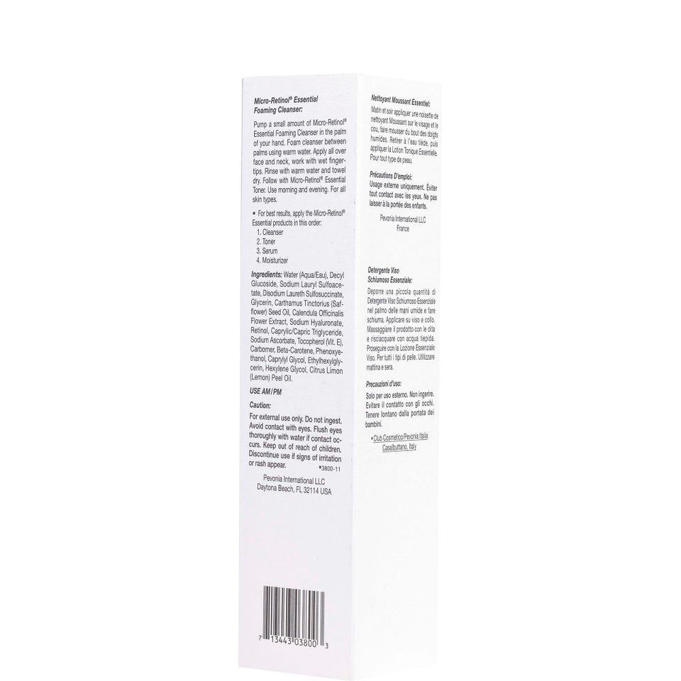 Micro-Retinol Essential Foaming Cleanser