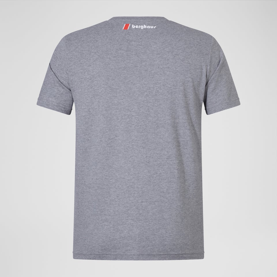 BERGHAUS U BERGHAUS TRI COLOUR TEE DKGRY/DKGRY