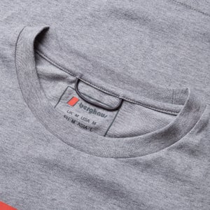 BERGHAUS U BERGHAUS TRI COLOUR TEE DKGRY/DKGRY