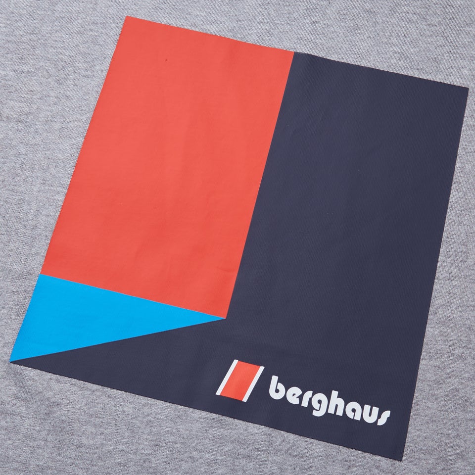 BERGHAUS U BERGHAUS TRI COLOUR TEE DKGRY/DKGRY