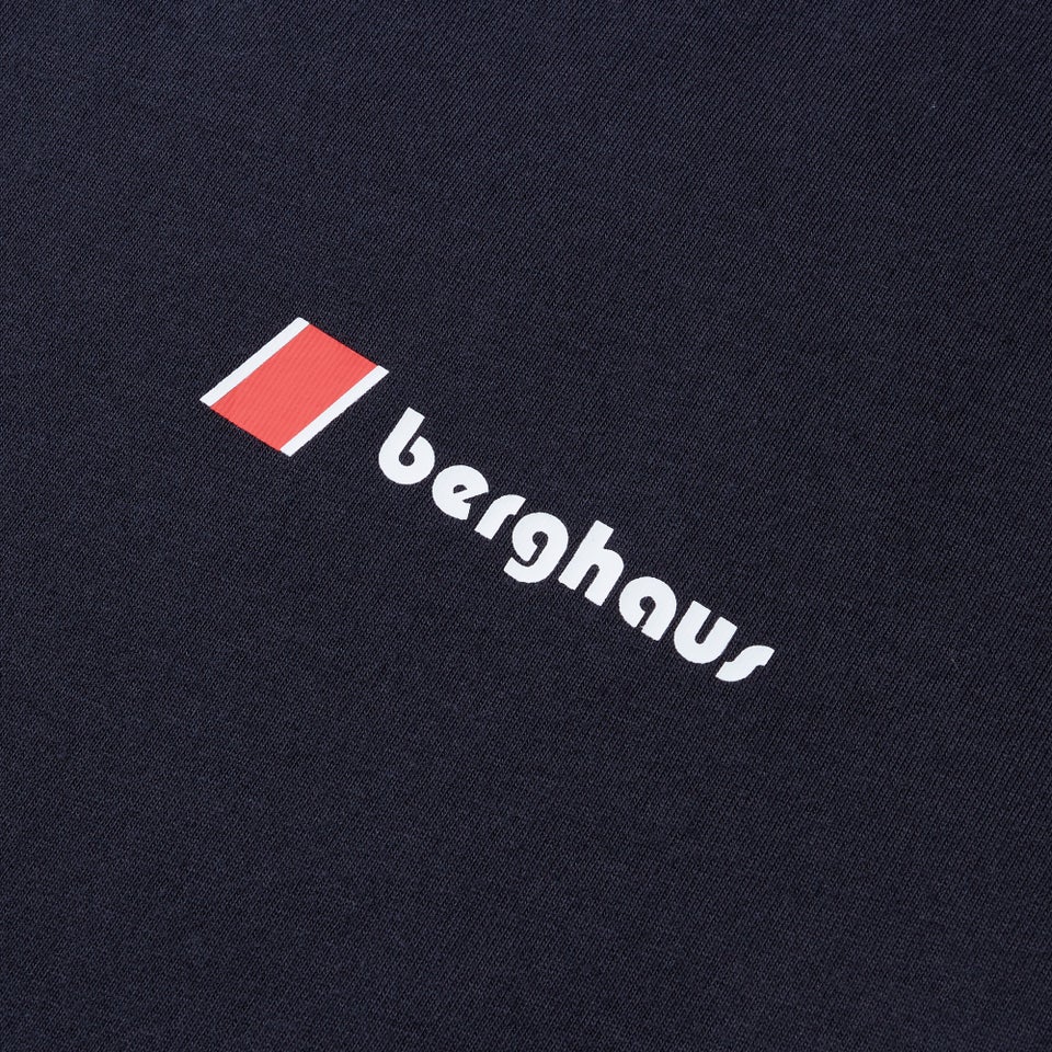 BERGHAUS U EXTREM HERITAGE TEE BLK/BLK
