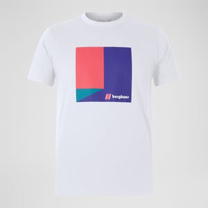 Unisex Tri Colour Tee - White - M
