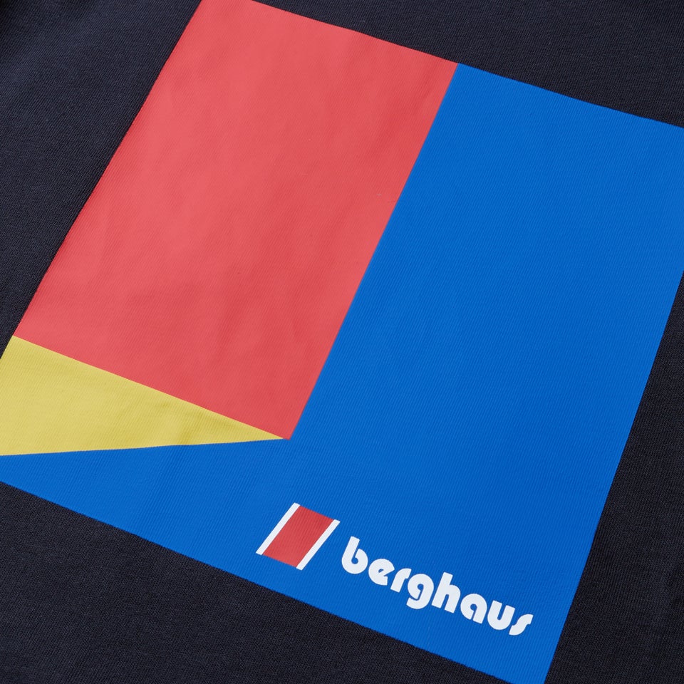 BERGHAUS U BERGHAUS TRI COLOUR TEE BLK/BLK