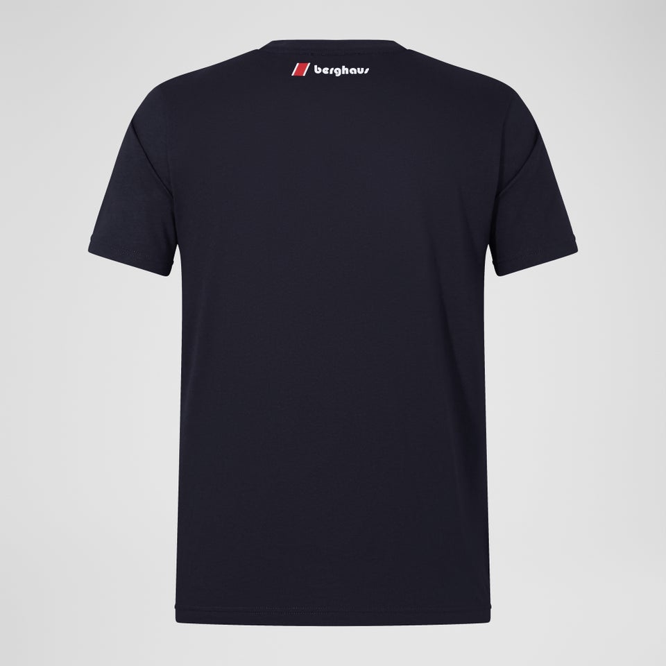 BERGHAUS U BERGHAUS TRI COLOUR TEE BLK/BLK