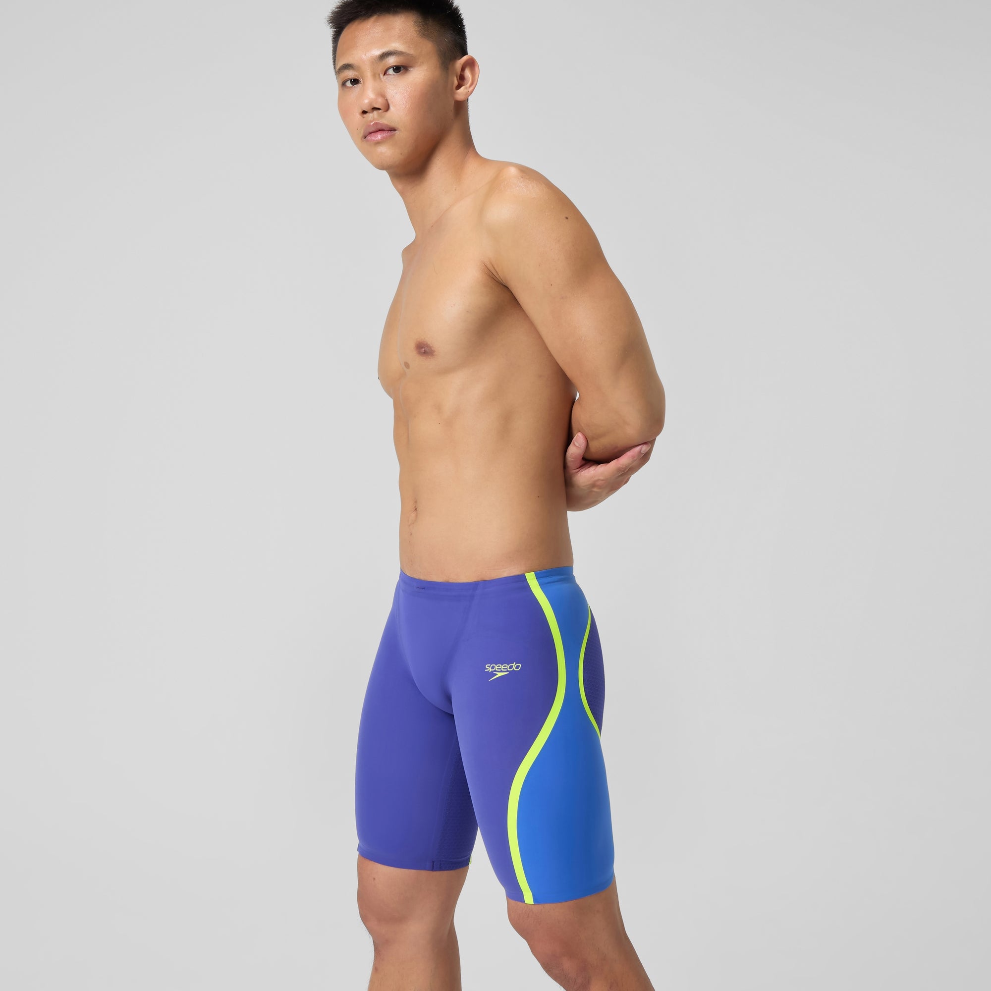 Men's Fastskin LZR Pure Intent 2.0 Jammer Blue/Yellow | Speedo USA