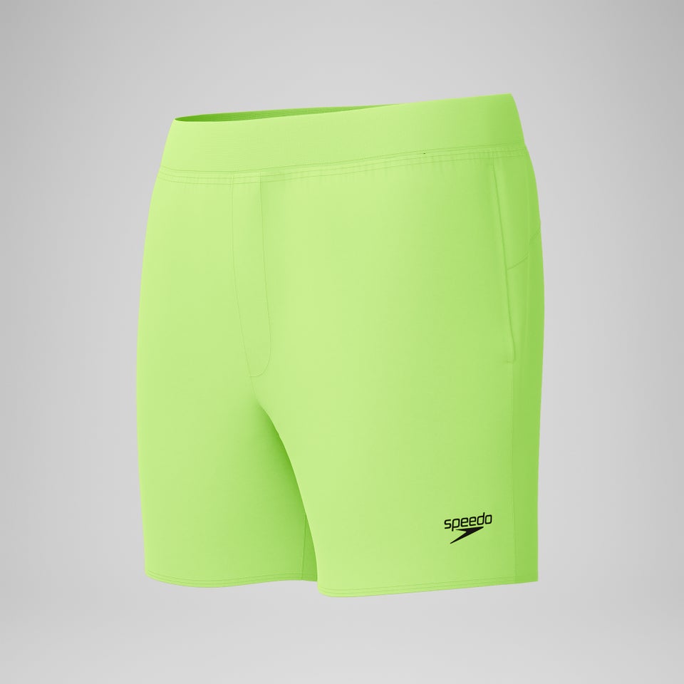 Men's Solid The Lookout Volley 16" Swim Trunks Yellow