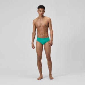 Men's Solid One Brief Green