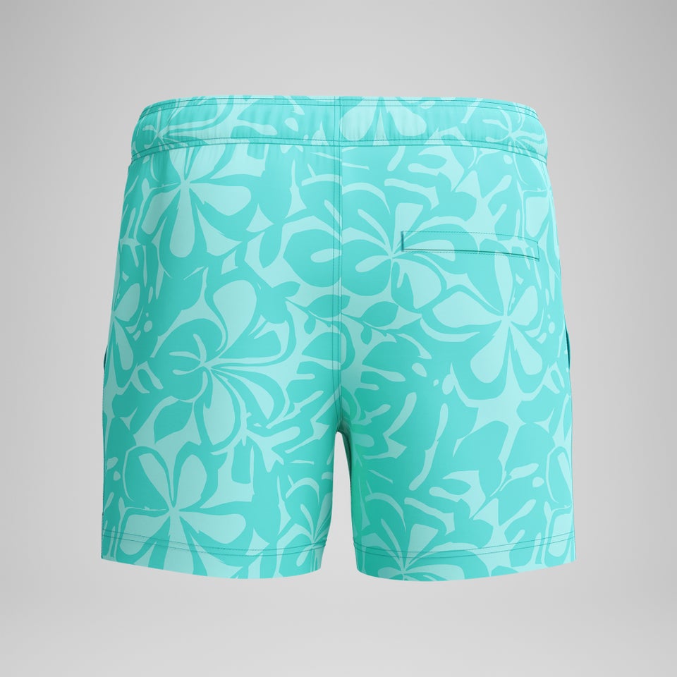 Men's Printed 14'' Redondo Edge Swim Shorts Turquoise