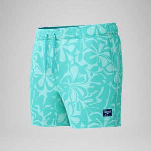 Short de bain Redondo Edge imprimé 35 cm, hommes, turquoise