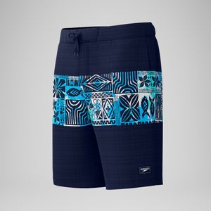 Men's Printed 20'' Bondi Swim Shorts Navy/Blue