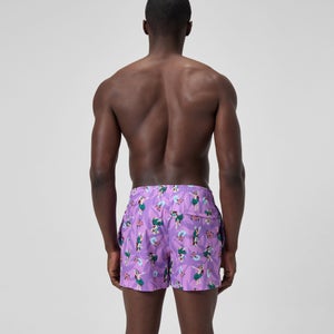 Short de bain Redondo Edge imprimé 35 cm, hommes, rose