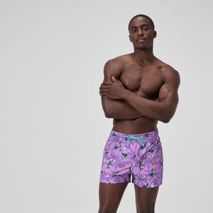 Short de bain Redondo Edge imprimé 35 cm, hommes, rose