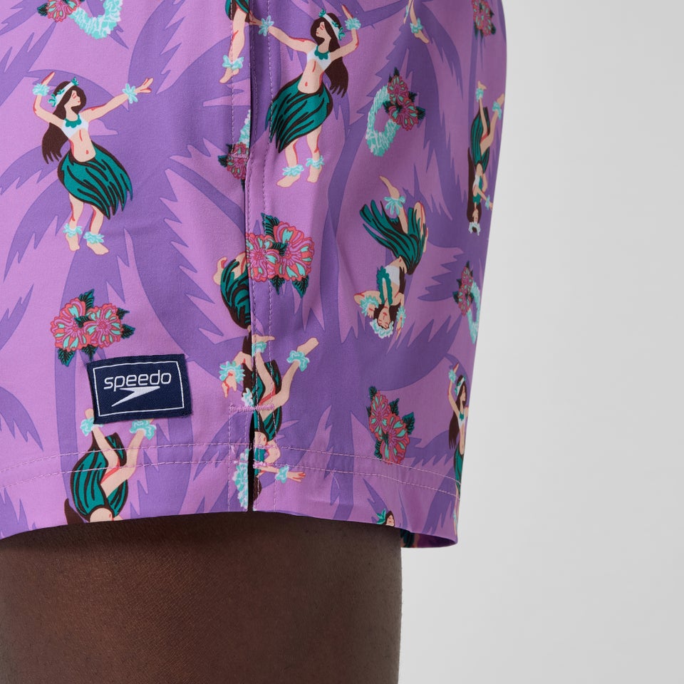 Short de bain Redondo Edge imprimé 35 cm, hommes, rose