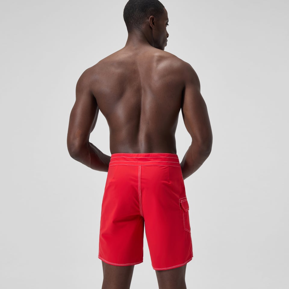 Men's Solid The Lookout Boardshort 18" Red