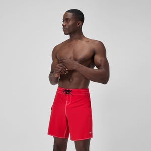 Men's Solid The Lookout Boardshort 18" Red