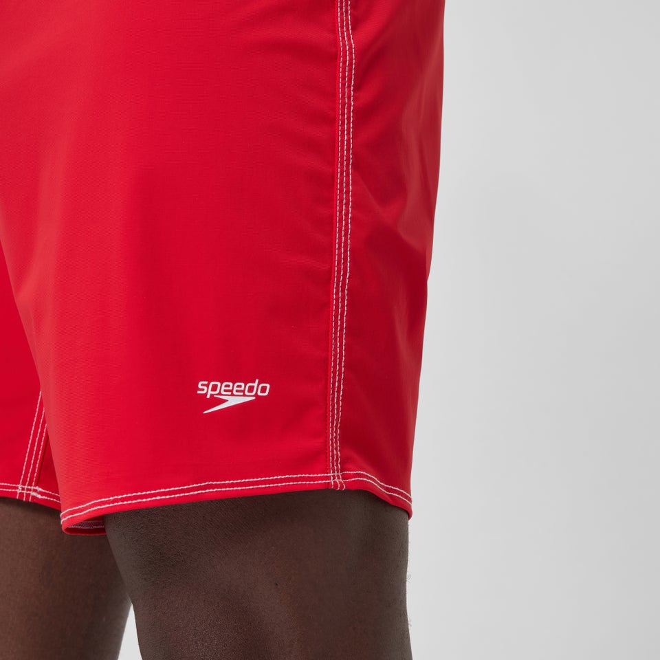 Men's Solid The Lookout Boardshort 18" Red