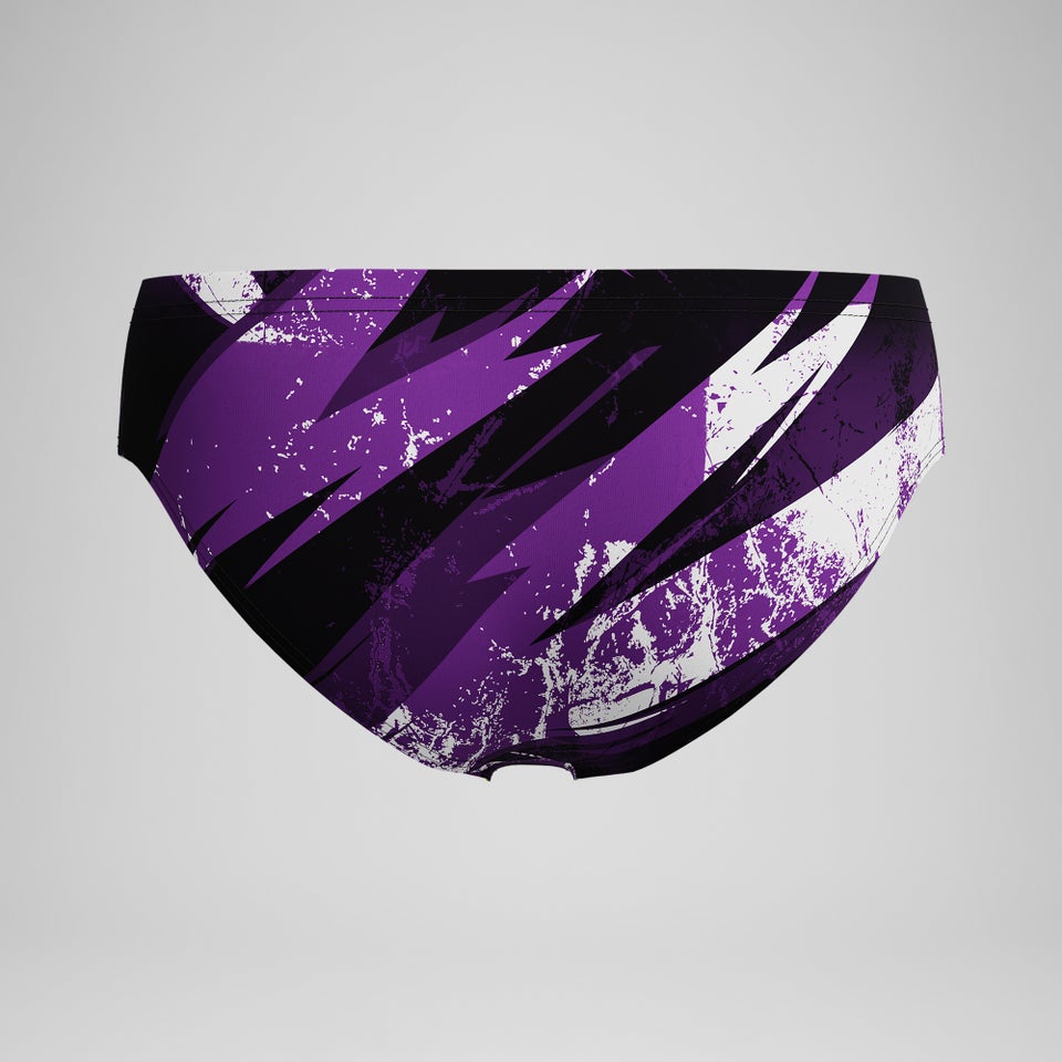 Boys Bolted Brief Purple