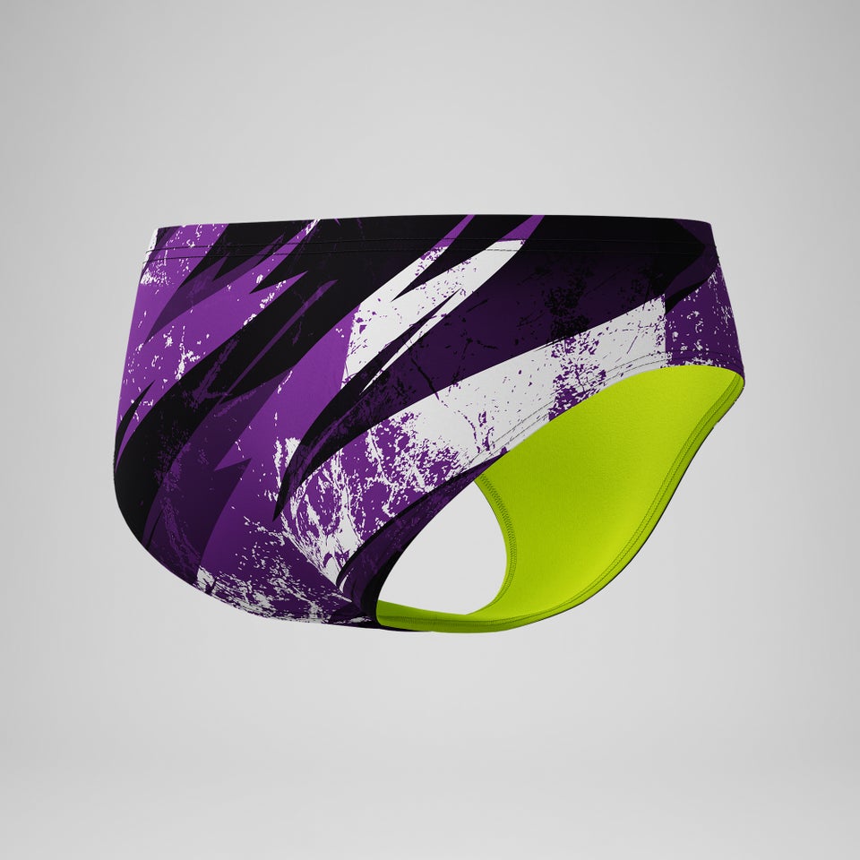 Boys Bolted Brief Purple