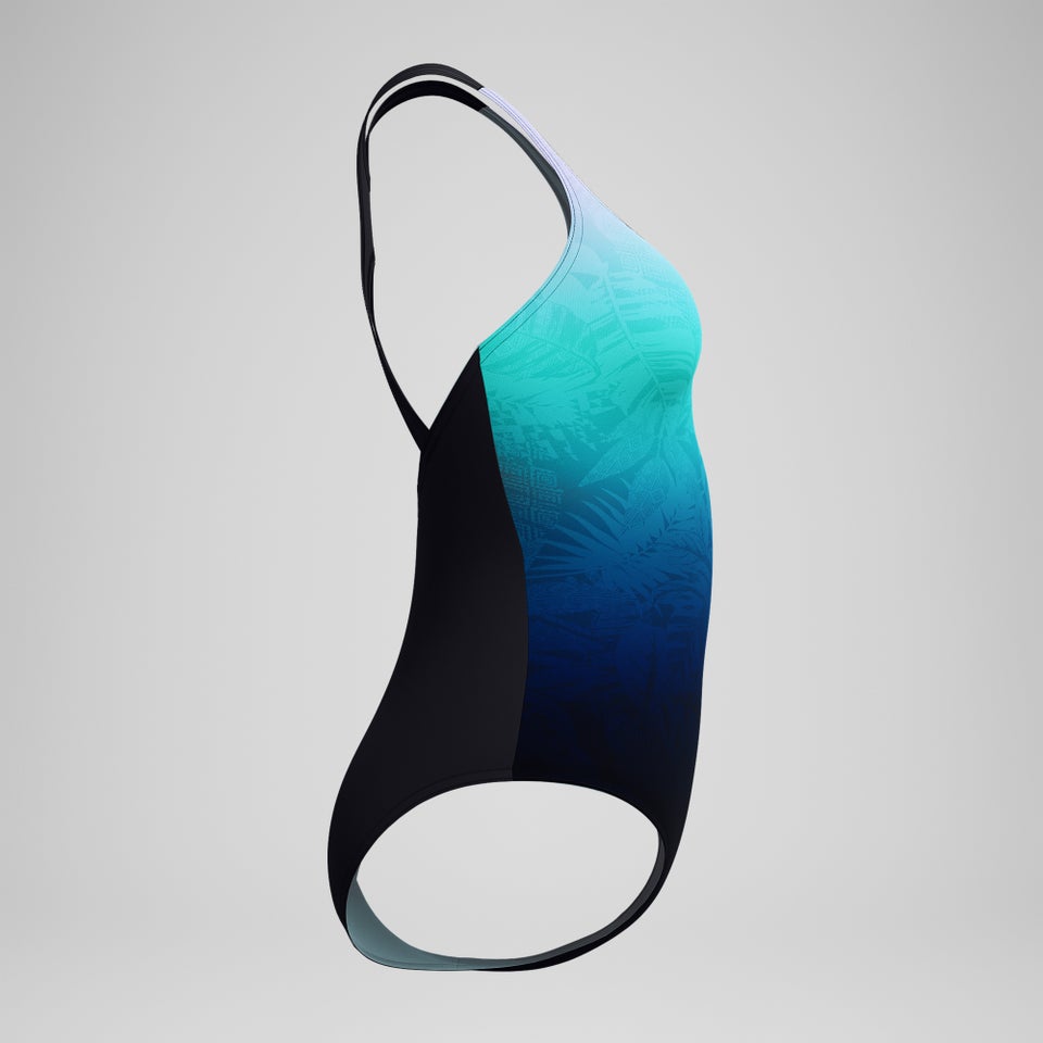 Women's Ombre Ultraback One Piece Black/Blue