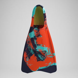 Palme Adulte Medium Blade rouge/turquoise