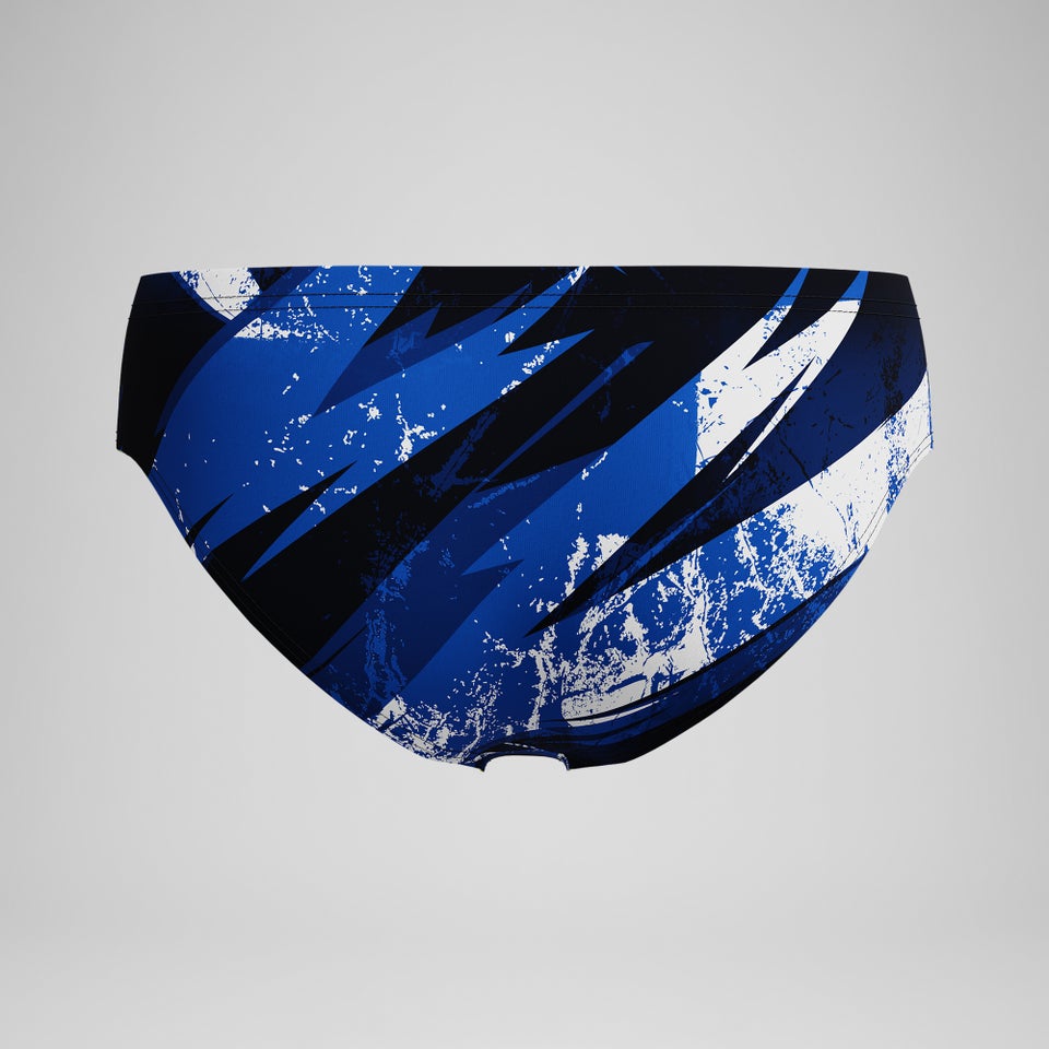 Boys Bolted Brief Blue