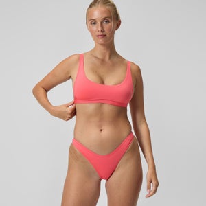 Women's FLU3NTE Bikini Top Coral - S