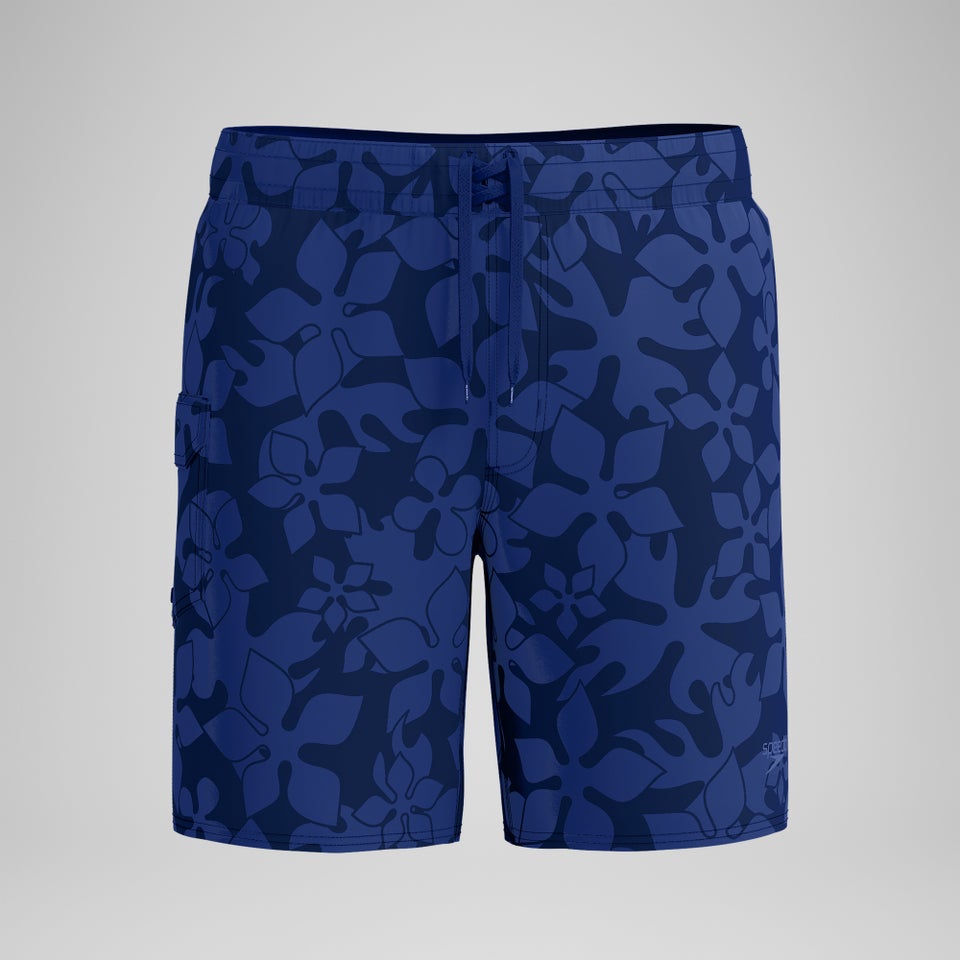 Men's Print Boardshort 18" Blue/Navy